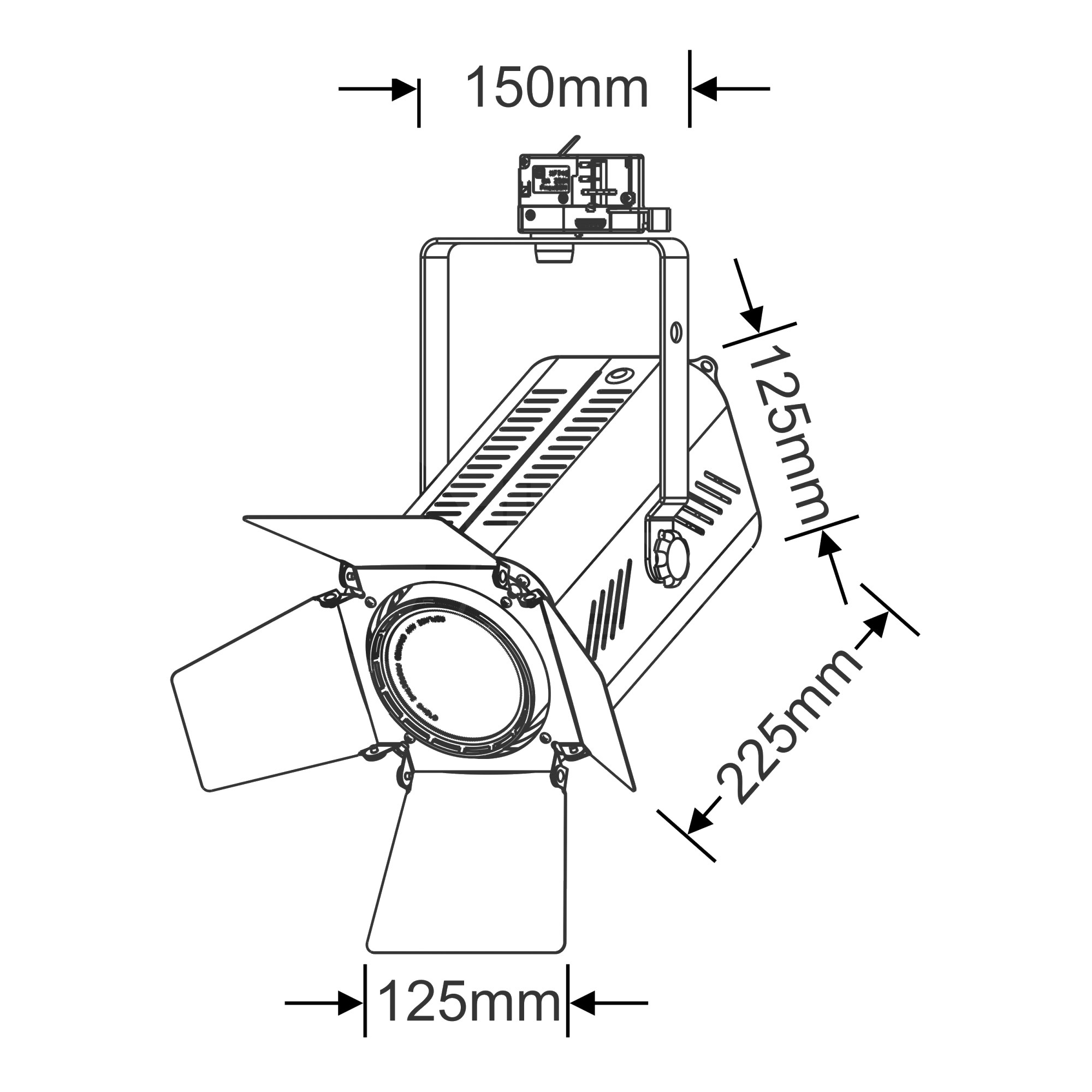 Abri 40 Tracks Luminaires Dlux Track Fitting 30-60W